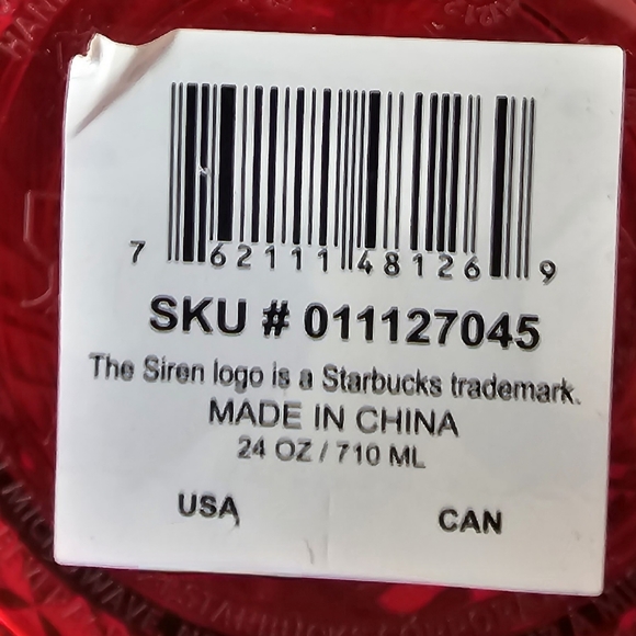 Starbucks Studded Venti Red Tumbler - Picture 5 of 6